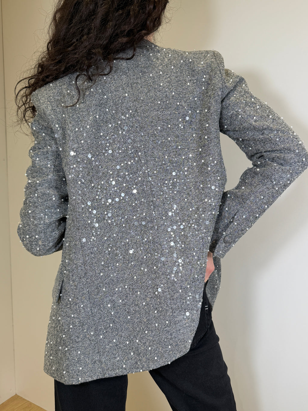 Blazer con Paillettes