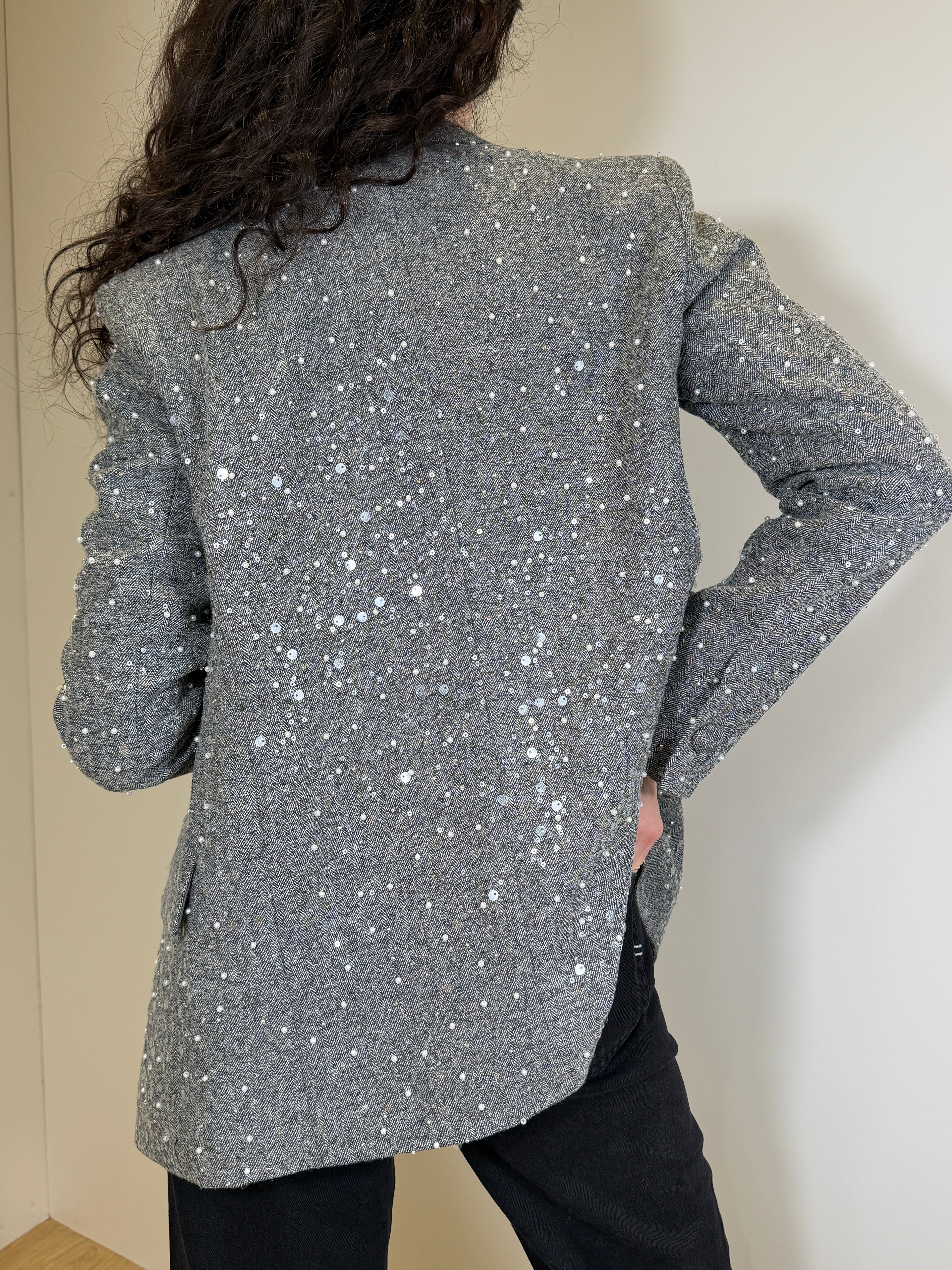 Blazer con Paillettes