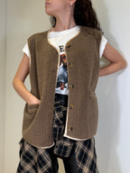 Gilet Over Bouclè