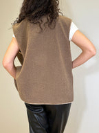 Gilet Over Bouclè