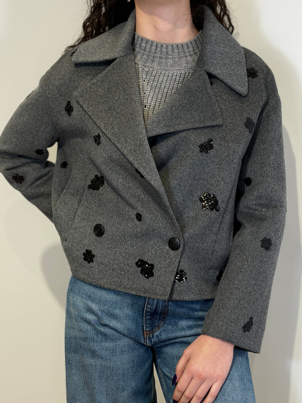 Cappotto Con Applicazioni
