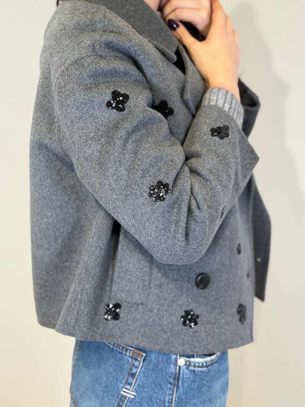Cappotto Con Applicazioni