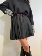 Gonna Plissettata Micro Check