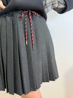 Gonna Plissettata Micro Check