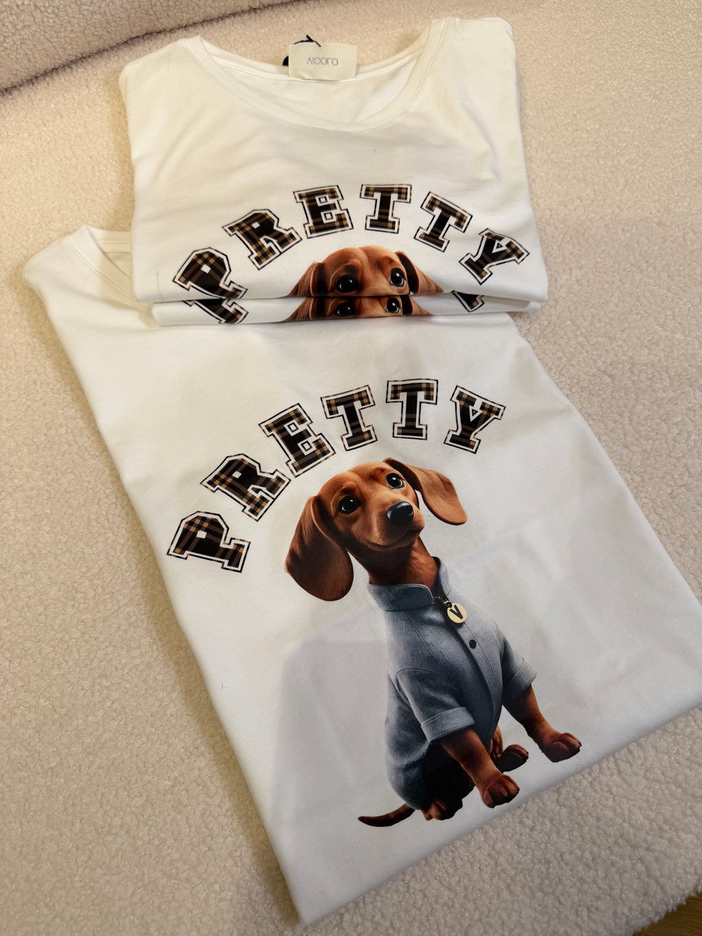 T-shirt Stampa Bassotto