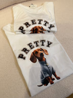 T-shirt Stampa Bassotto