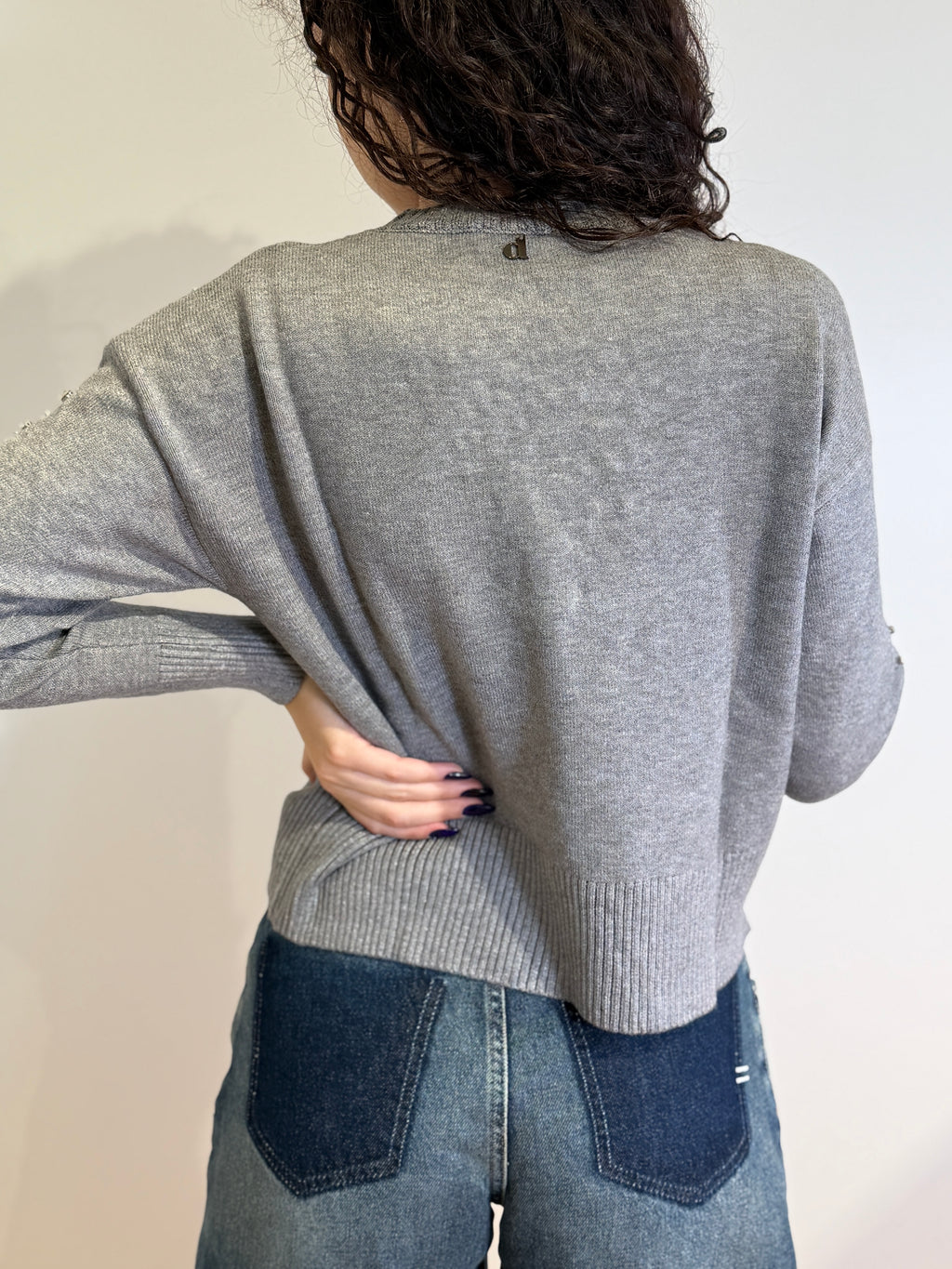 Maglia Girocollo con Applicazioni