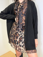 Cardigan Lungo con Bottoni