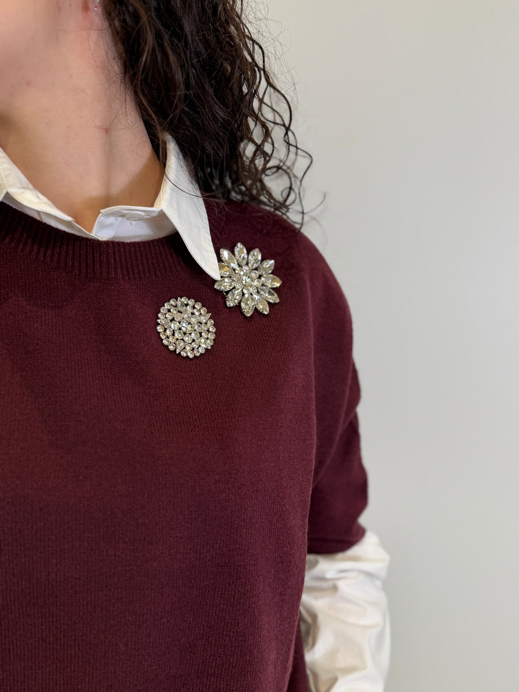 Maglia Oversize con Applicazioni