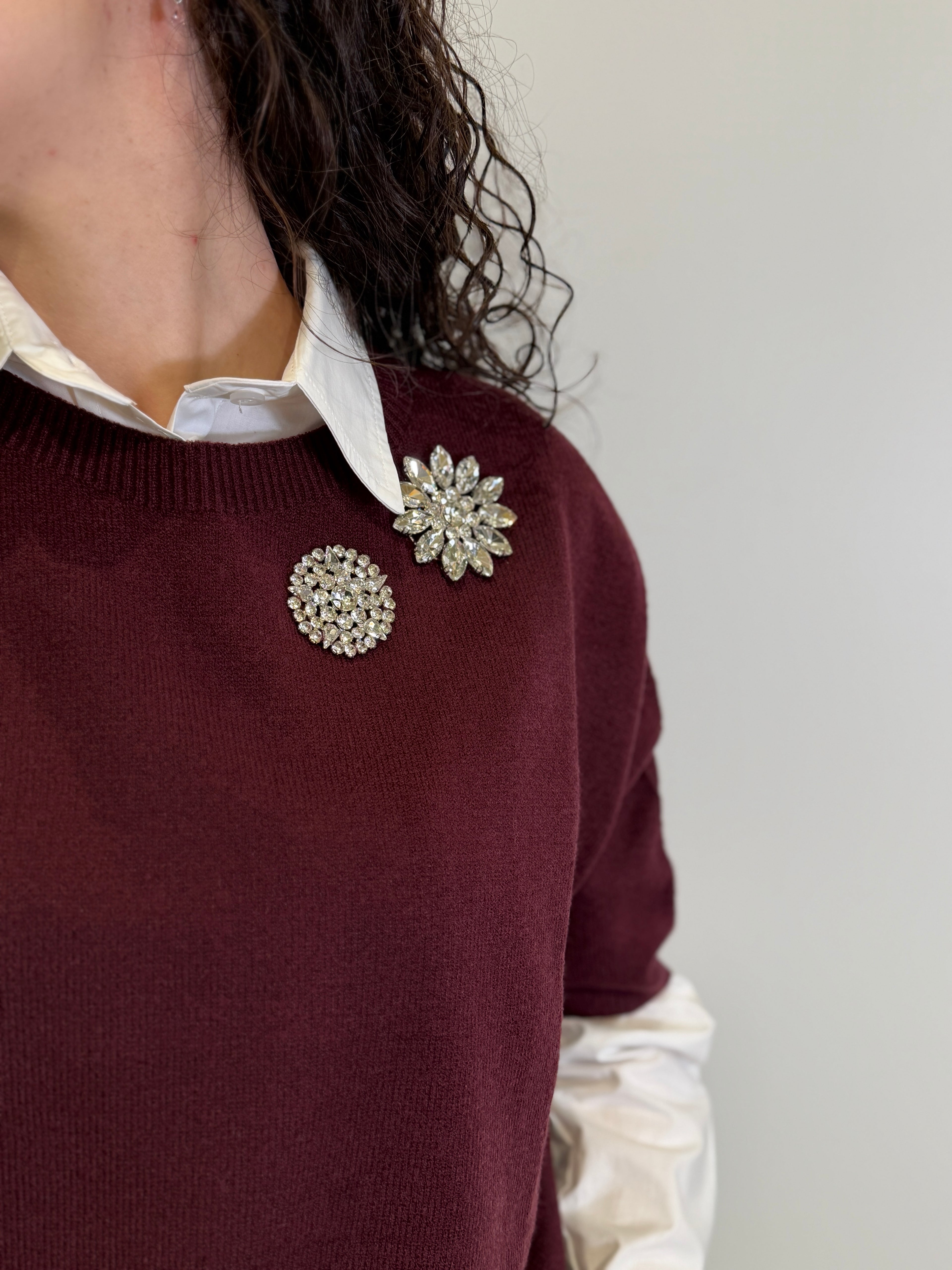 Maglia Oversize con Applicazioni