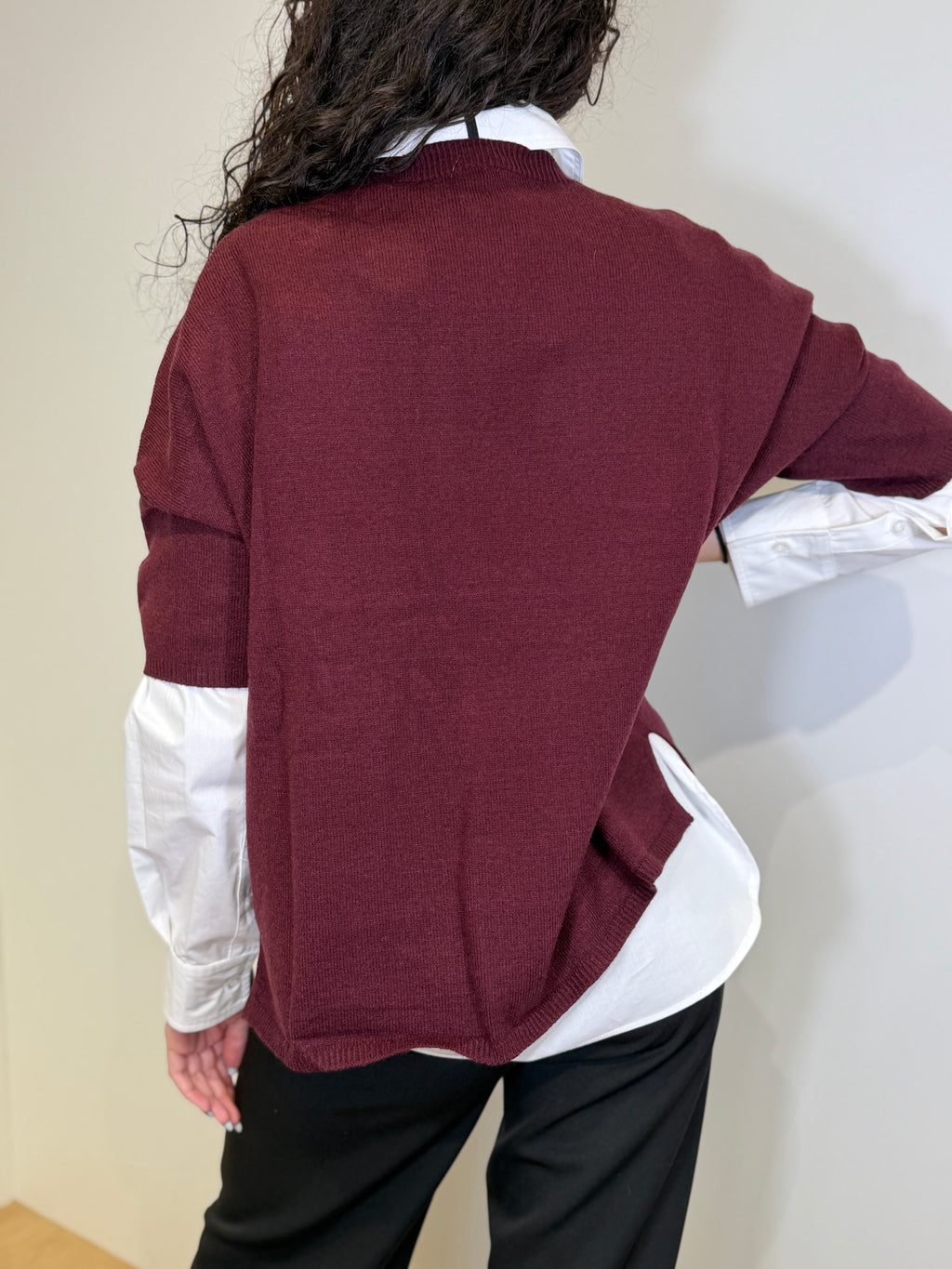 Maglia Oversize con Applicazioni