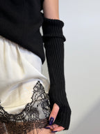 Gonna Mini Satin con Pizzo