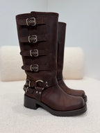 Biker in Pelle con Fibbie