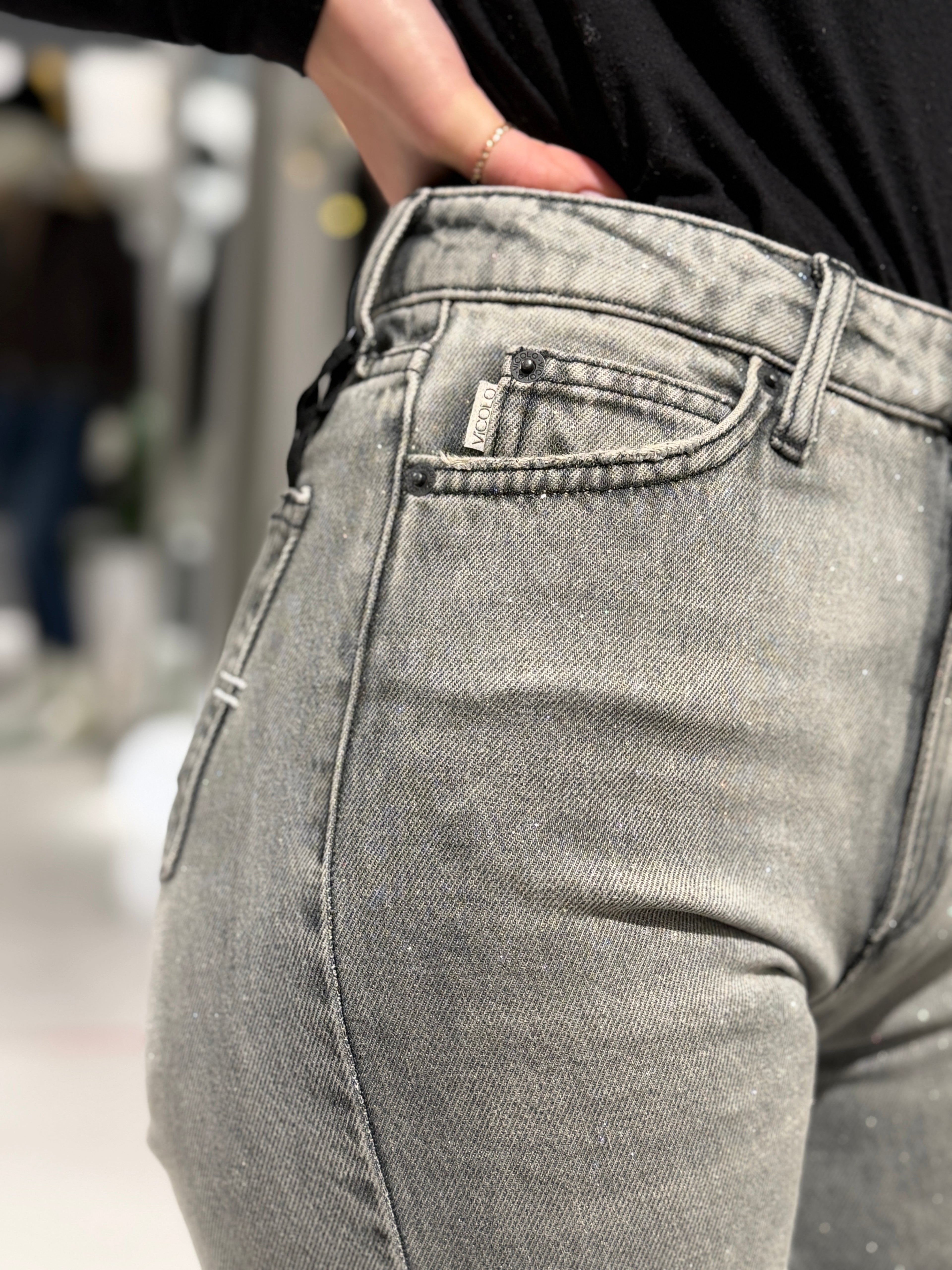 Jeans con Brillantini