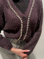 Cardigan con Strass