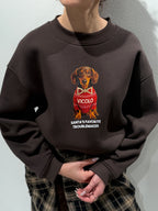 Felpa stampa Cagnolini