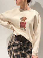 Felpa stampa Cagnolini