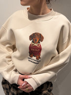 Felpa stampa Cagnolini