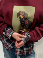 Felpa Stampa Bassotto