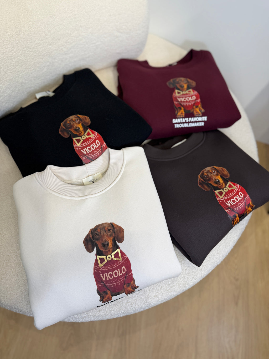 Felpa stampa Cagnolini