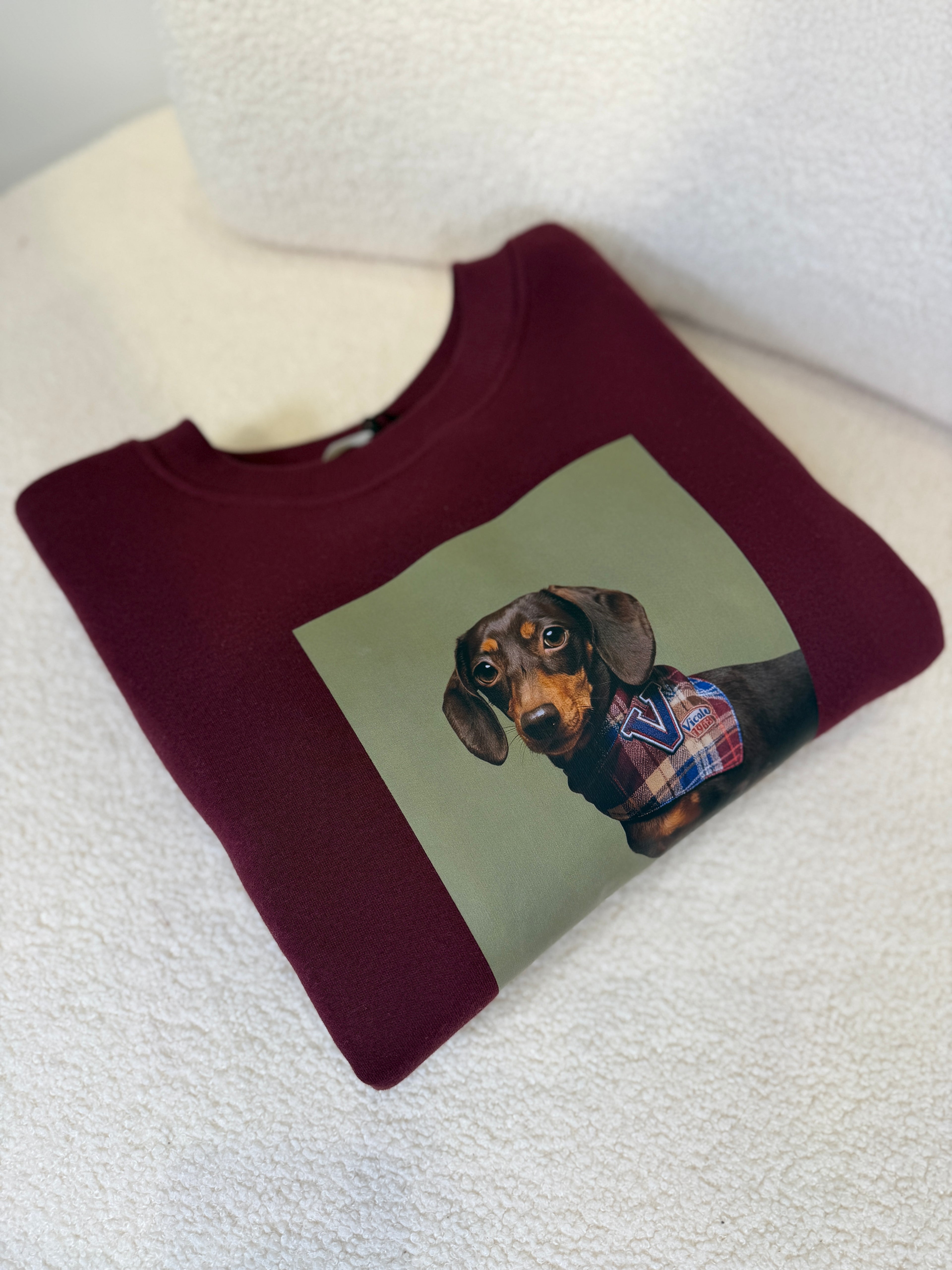 Felpa Stampa Bassotto