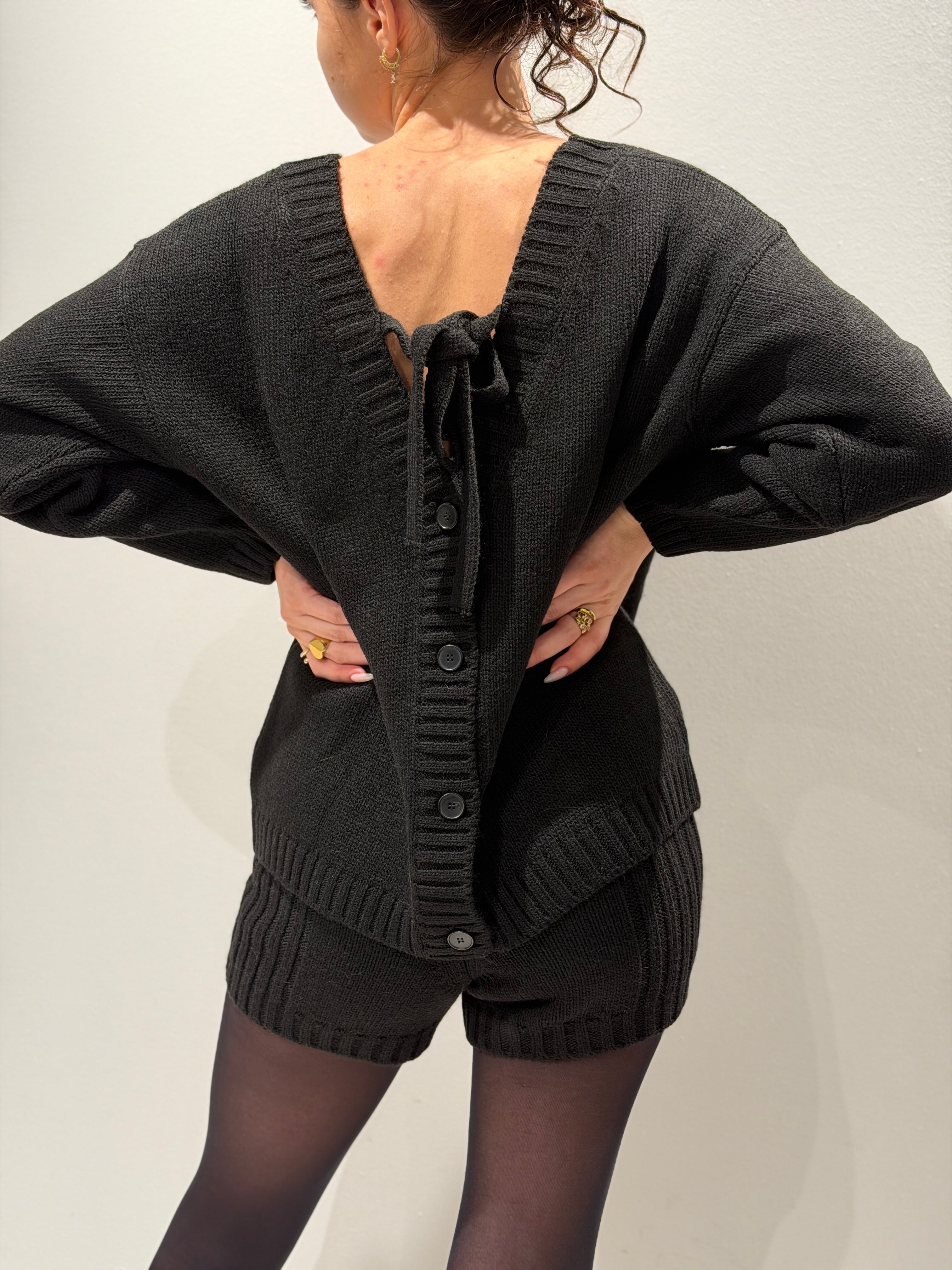 Cardigan con Strass
