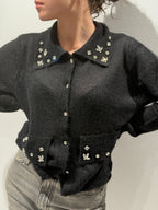 Cardigan con Strass
