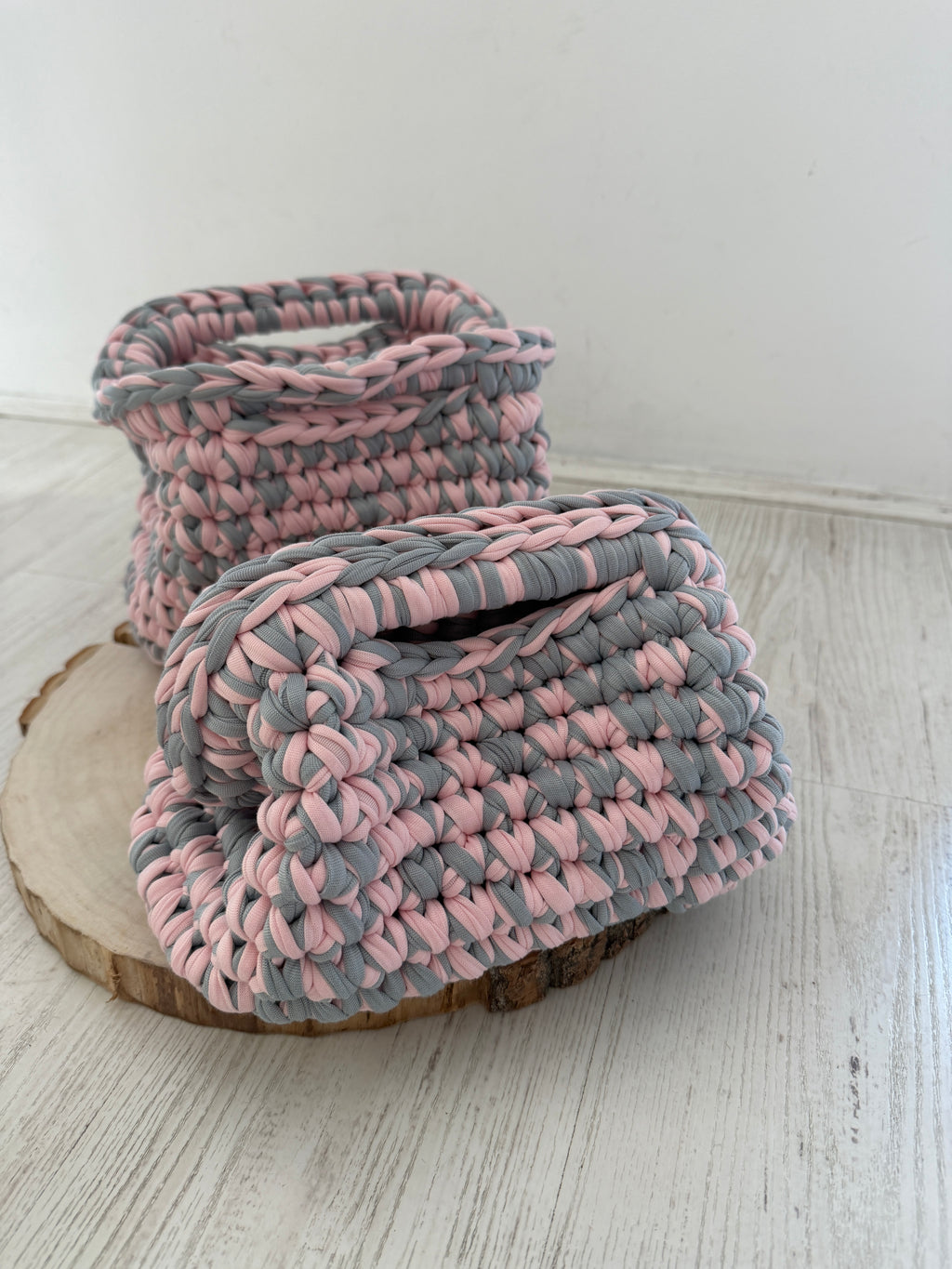 Pochette in crochet multicolor