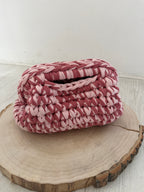 Pochette in crochet doppio filo