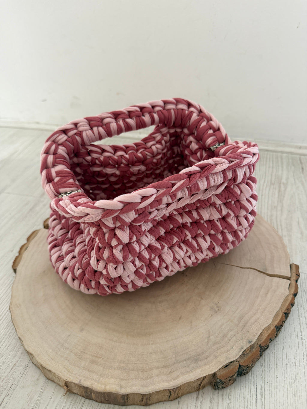 Pochette in crochet doppio filo