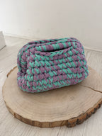 Pochette in crochet doppio filo