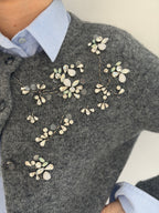 Cardigan gioiello in misto lana iBLUES
