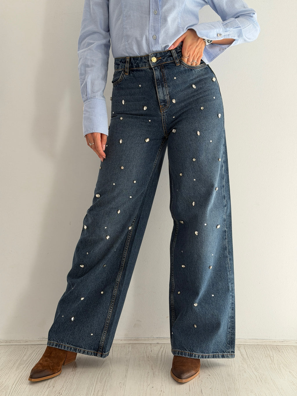Denim con strass iBLUES