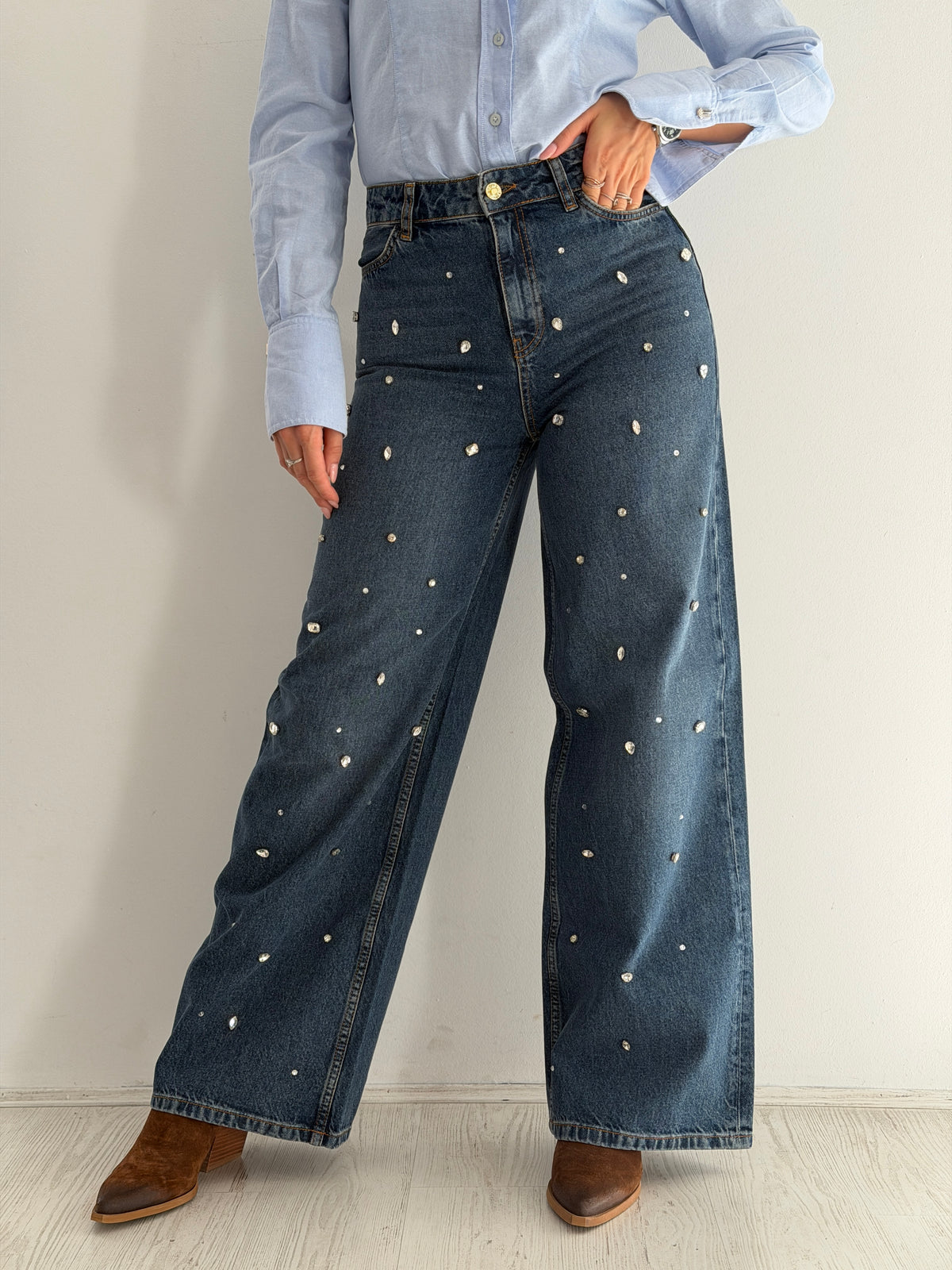 Denim con strass iBLUES