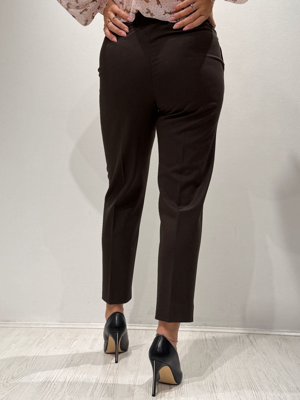 Pantaloni chino in tessuto stretch