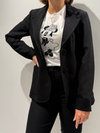 Blazer aderente monopetto