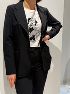 Blazer aderente monopetto