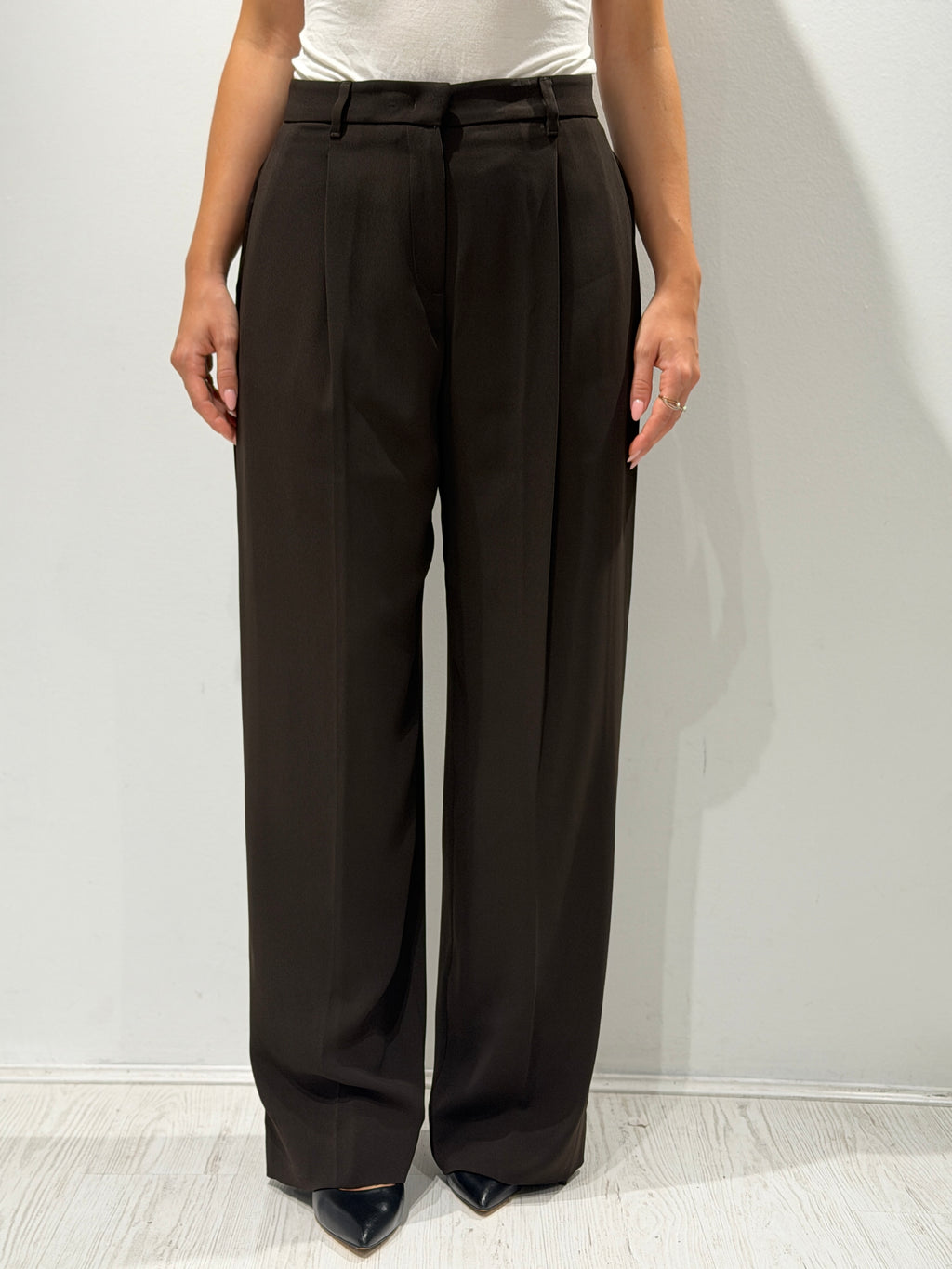 Pantalone balloon con pince