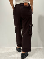 Denim cargo con tasche
