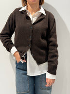 Cardigan misto lana