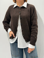 Cardigan misto lana