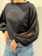 Maglia con inserti in pizzo