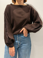 Maglia con inserti in pizzo