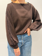 Maglia con inserti in pizzo