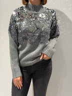 Maglia in lana con paillettes
