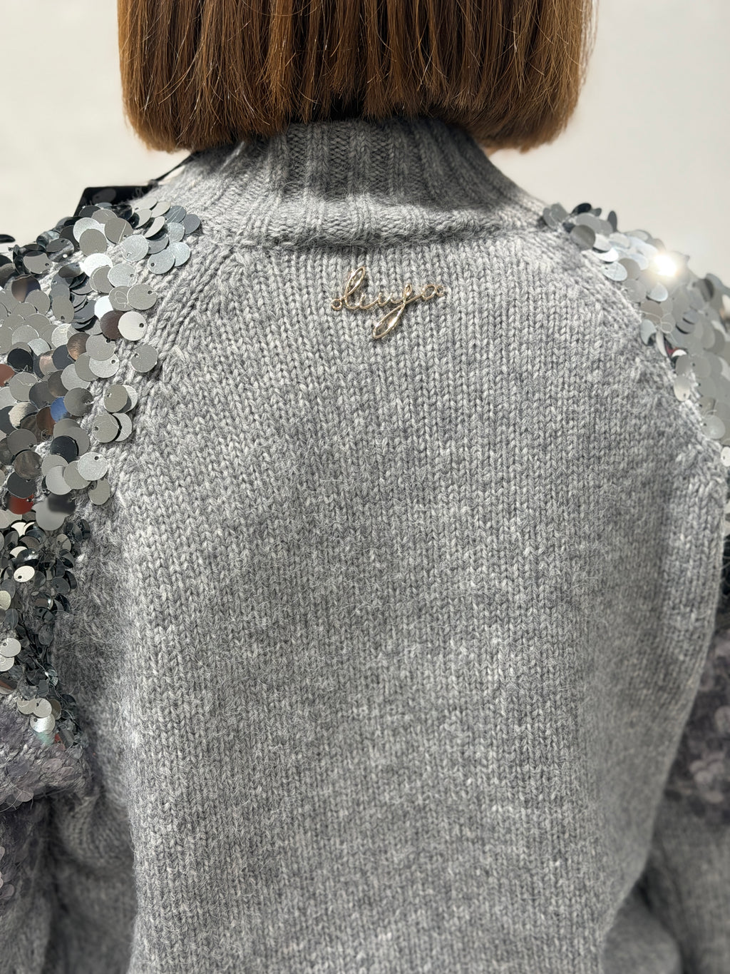 Maglia in lana con paillettes