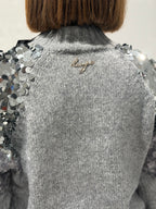 Maglia in lana con paillettes