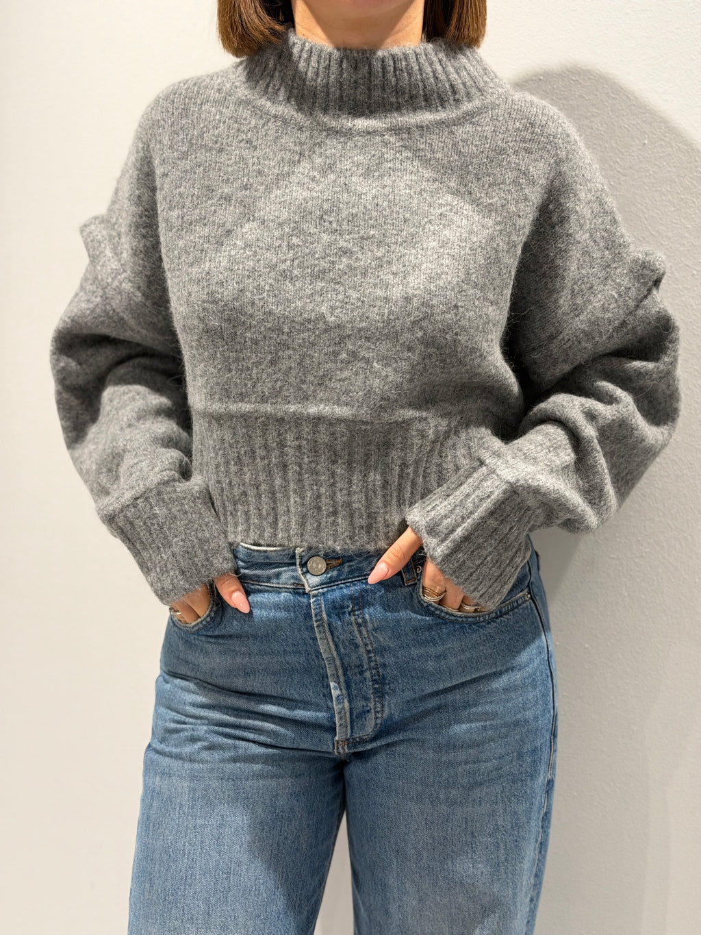 Maglia in lana e alpaca