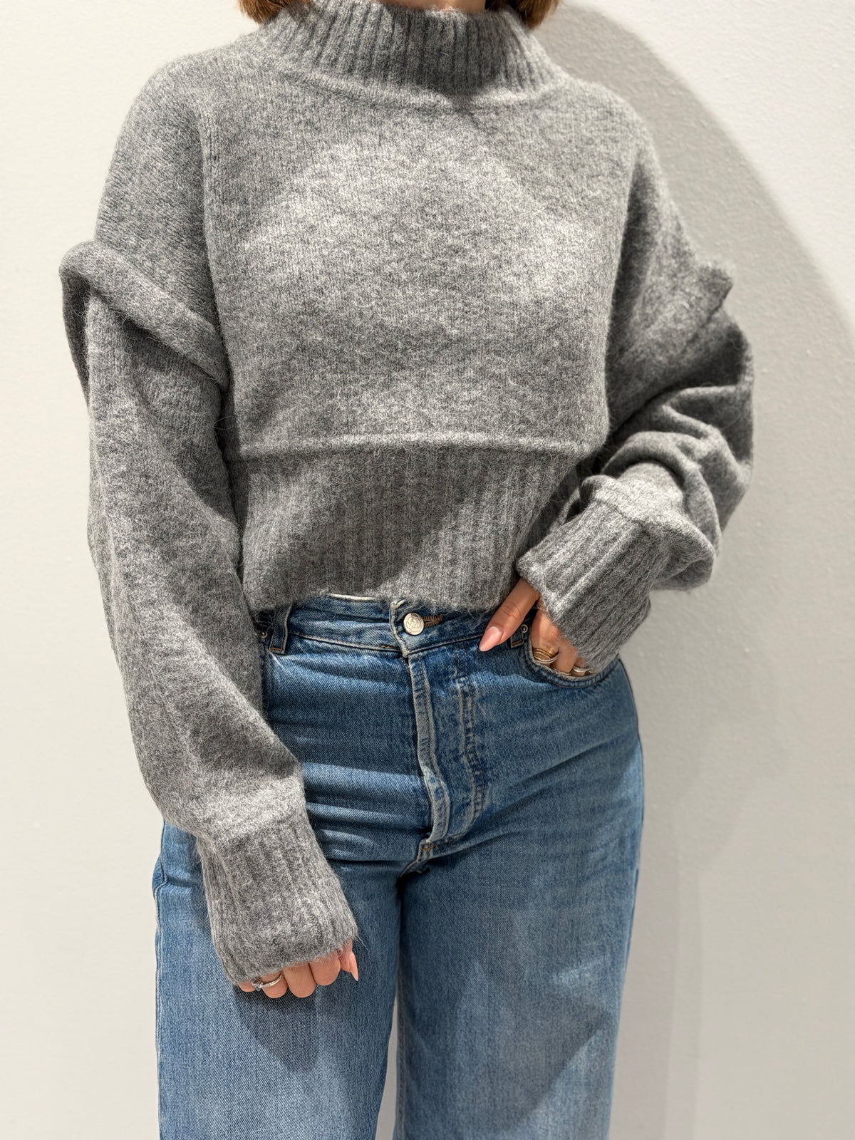 Maglia in lana e alpaca