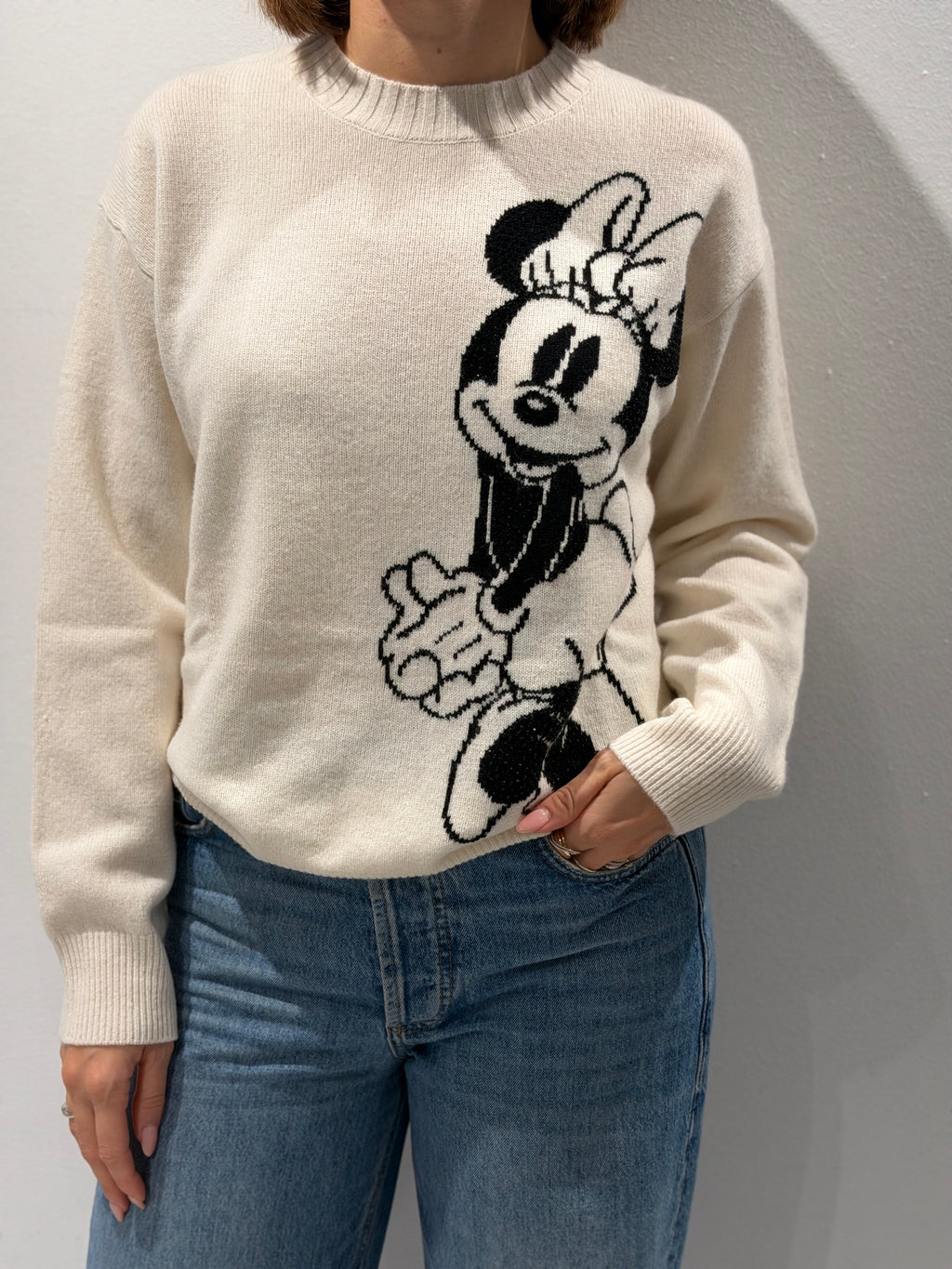 Maglia jacquard in lana Mrs Mouse